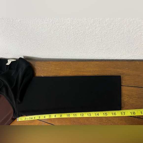 Exclusively Misook Black Brown Colorblock Long Sleeve‎ size XL - Picture 10 of 12